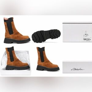 3.1 Phillip Lim Kate Lugsole Combat Boots – Size 38.5 (US 8.5) – Like New